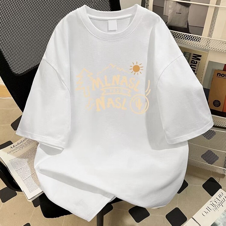 重磅纯棉短袖t恤男装黑色上衣服美式潮流全棉半袖圆领打底衫,男装T恤,星座218-8