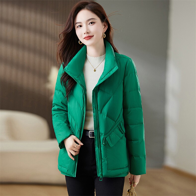 羽绒服女2023年冬季新款时尚洋气短款外套,女装羽绒服,魅影
