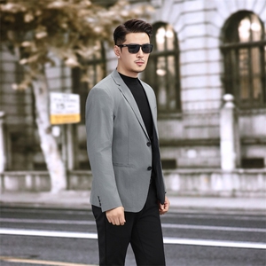 新款男士小西装青年修身秋季休闲西服2382P165图片