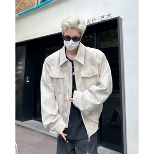 秋季新款时尚做脏PU皮外套 W9330 P80图片