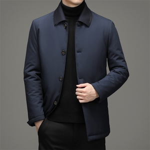 冬棉衣男中青年翻领棉服冬季加厚夹克外套爸爸装DFLDM16005-P195图片