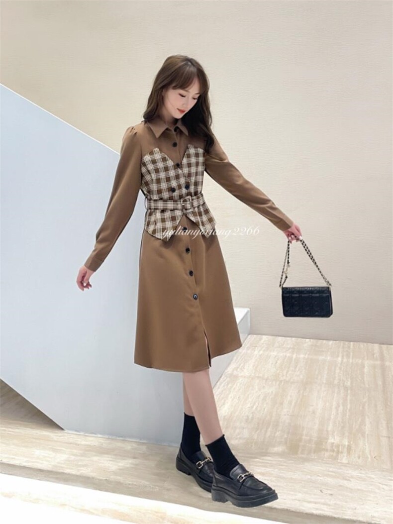 秋季新款连衣裙，女装连衣裙，雨恋依香(1F)