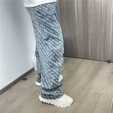 网红牛仔裤男字母牛仔裤高街风P50Y7061，男装牛仔裤，星座1112-1