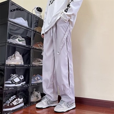 美式冲锋裤子男潮牌运动登山裤宽松高街直筒休闲工装裤FK06-P36，男装休闲裤，星座1001-1