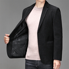 春秋季男士帅气时尚外套青年休闲都市青年西服上衣QS3205-P175，男装西服套装，星座1105-3