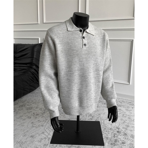 现货毛衣针织衬衫领男装M451-P55控88图片