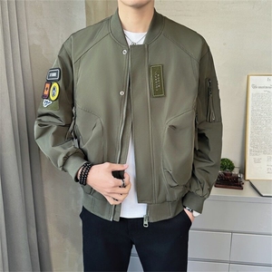 2025春季 店主风新款工装棒球领夹克时尚休闲上衣外套JK535-P110图片