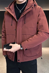 抖音 2025男士秋冬二棉加棉加厚夹克休闲棉服M1125-P120图片