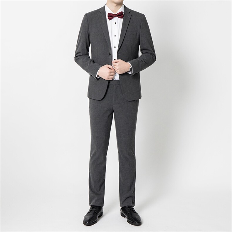 ASD8980春季新款男士西服礼服西装修身商务休闲男装西服套装图片