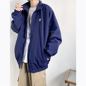 美式复古立领夹克外套男2024春季设计感长袖冲锋衣 现货W8080-P45图片