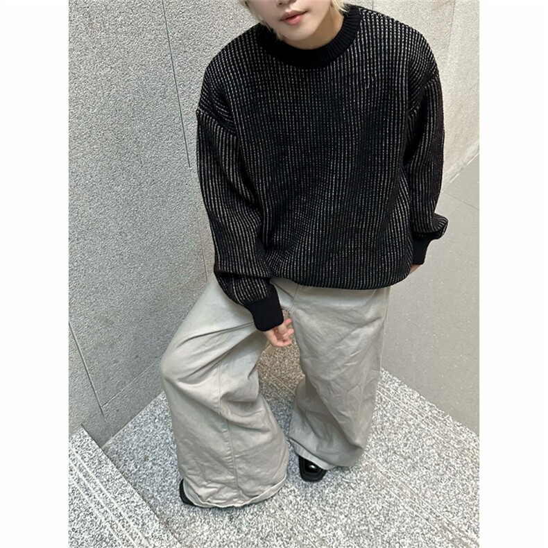 毛衣男韩版潮流宽松日系针织衫ins港风慵懒线衣外套MY0112-P48,男装针织衫/毛衣,星座308B-2