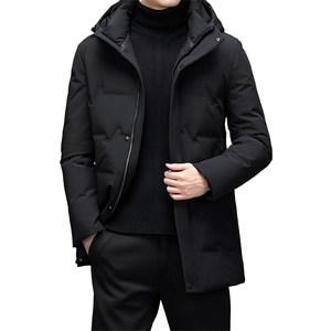 冬季男士商务休闲羽绒服中年男装带帽外套加厚上衣YYYR3021-P280图片
