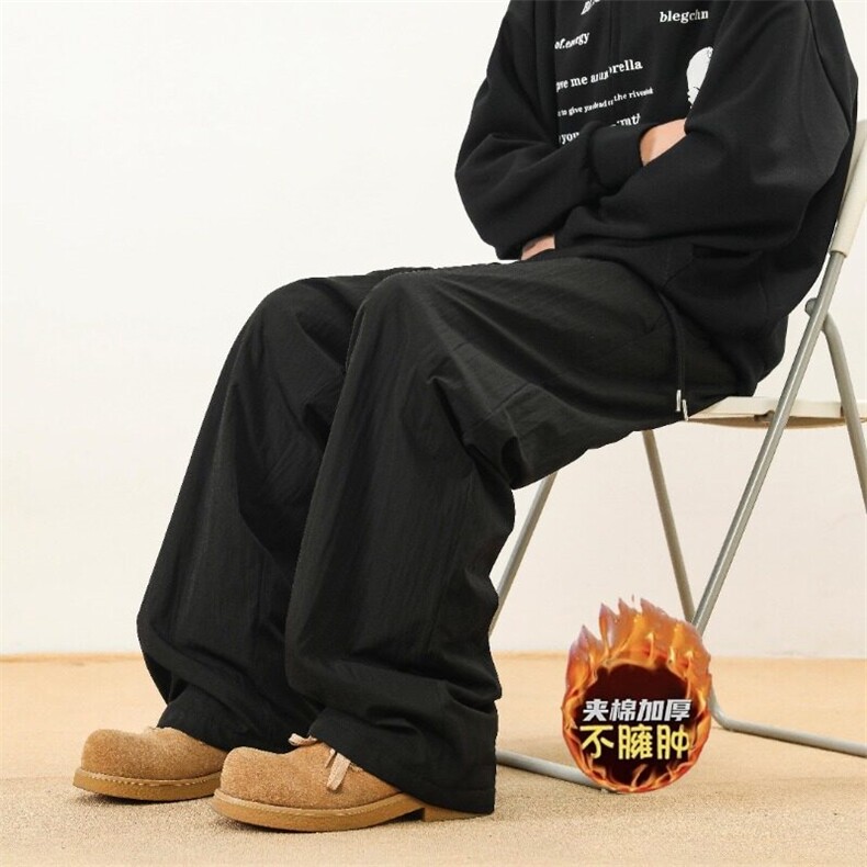 棉裤夹棉立体裤头,男装休闲裤,星座506A