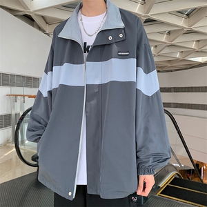 秋季薄款双面穿外套2023新款潮流休闲帅气棒球服夹克 W1257-P54图片