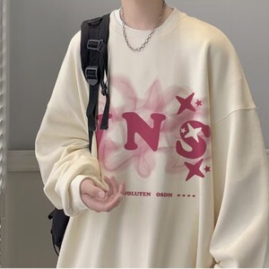 港风卫衣男士春秋季新款ins潮牌高街上衣服美式休闲百搭宽松体恤图片