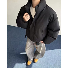 男士宽松防风防水加厚棉袄面包服DSA157B-M8808-TP65，鞋类箱包手腕包，电商A157B