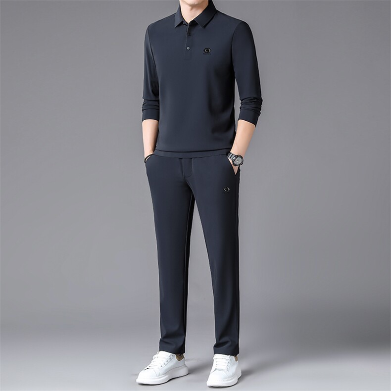 SXL9702春秋款男士运动套装二件套翻领男装P160图片