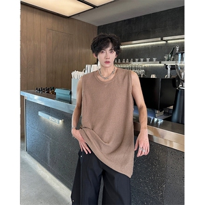 8XL-M 特大码无袖T恤男肌理感冰丝坎肩运动篮球背心男DX320P30,男装背心/马甲,电商D206-1