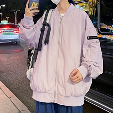 新款飞行夹克男美式复古棒球服外套高街潮牌CYJK9271P-75控价109，男装夹克，电商A128