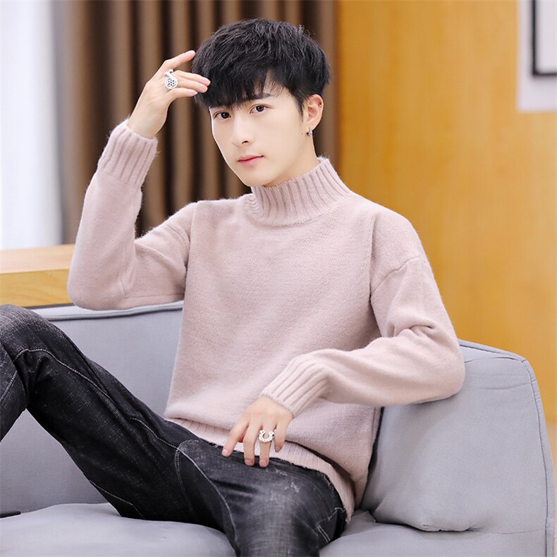 家乐6705毛衣男士2020冬季新款半高领打底针织衫男韩版潮流,男装针织衫/毛衣,电商D310（原电商305）