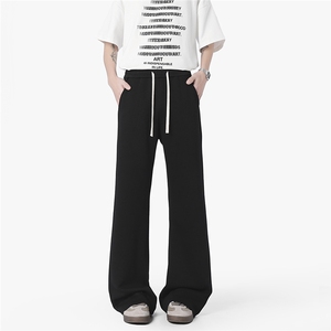 2025马拉拉美式高街微喇叭拖地裤抽绳休闲裤卫裤运动裤K029-P40图片