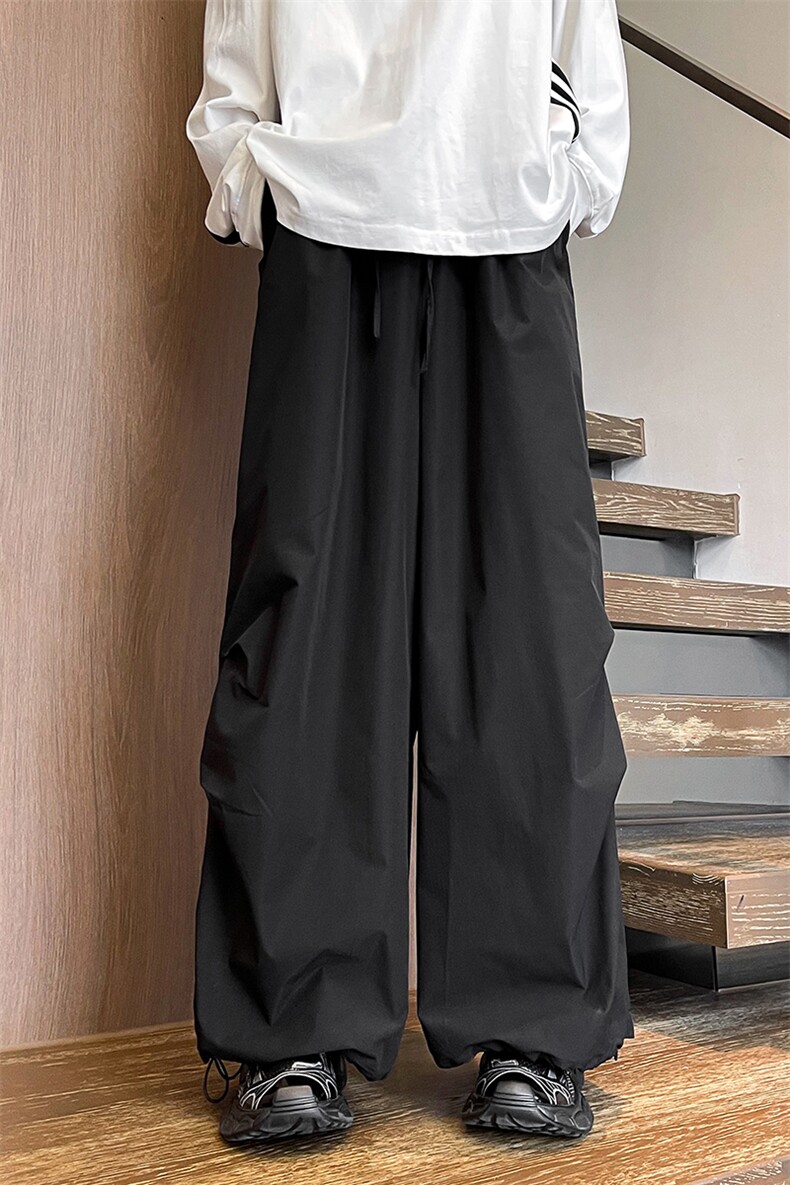 8XL-M特大码美式阔腿运动裤肥仔空气裤男拖地裤K9100P68控88,女装休闲裤,电商D206-1