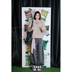 重磅北极绒假两件衬衫领毛衣美式高街复古休闲慵懒纯色翻领针织衫，男装针织衫/毛衣，电商A486