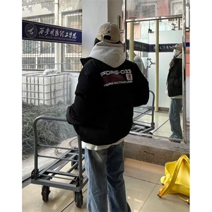 潮牌美式复古字母面包棉服男冬季情侣高街棉衣外套 MC07图片