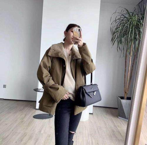 冬季派克服，女装，淳沐