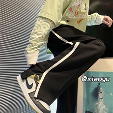 XZ616秋季新款百搭开叉拖地休闲长裤TY379P45控58，男装休闲裤，星座512A（原616）