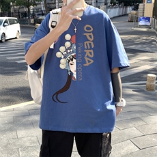 DX17161-P20纯短袖t恤男大码半袖打底衫宽松体恤衫港风，男装T恤，电商A040