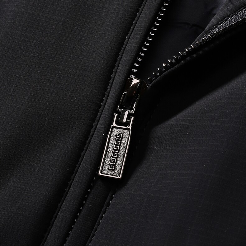 21新款中年鹅绒内胆羽绒服翻领男休闲商务冬装外套HM9887-P255,男装羽绒服,电商B212（原钱塘6029）