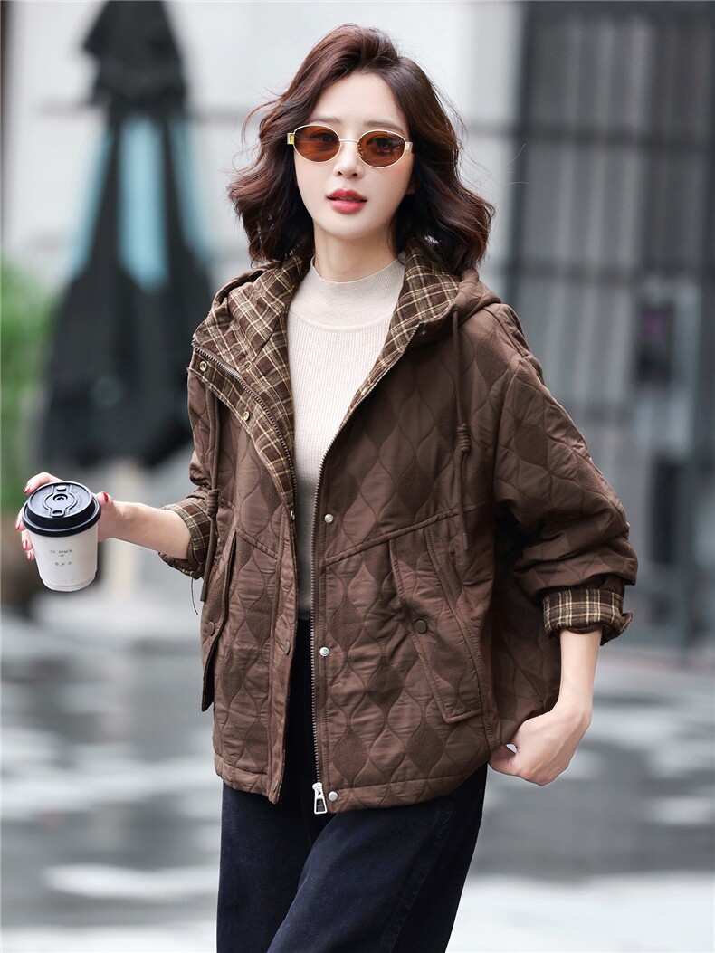 加绒加厚保暖棉衣2025冬季新款,女装棉衣/棉服,玛其路