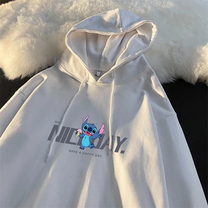 WY2173-P35 加绒款-P40 纯棉连帽卫衣男大码运动帽衫宽松薄外套男图片