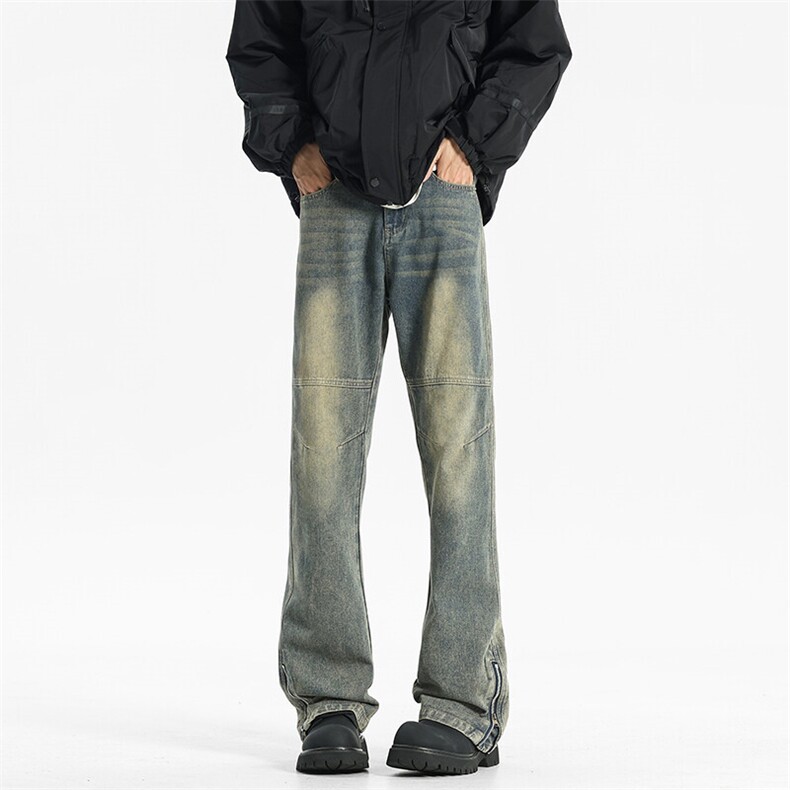 现货春季新款无影墙潮流直筒美式牛仔裤S-3XL914-4-A122P61，男装牛仔裤，星座914-4