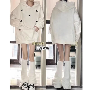 1506-1/W3111连帽/P52港风宽松潮牌字母印花百搭外套男女款本命年