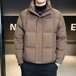 店主风 2025新标90白鸭立领面包服短款羽绒服男LMS2502-P310图片