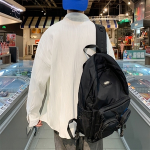 长袖衬衫春款男港风潮流M57P46图片