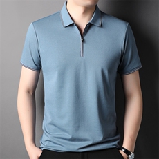 夏季纯棉半袖POLO衫男士短袖T恤时尚上衣翻领t恤衫潮BB/5100-P67，男装T恤，钱塘6003A(原)4033A