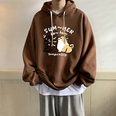 连帽卫衣男大码胖子帽衫大号运动服WY2420-P35，男装卫衣，电商A040