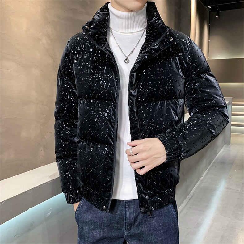 312A-5-602-P128冬季新款男士韩版棉衣立领加厚潮流棉服A,男装棉衣,星座312A-5