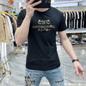 新款时尚高端精品欧货夏季男T恤短袖潮流抖音A227B-A-702-P48