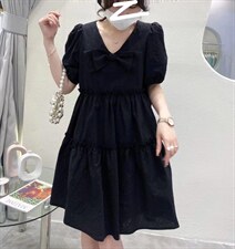 韩版蝴蝶结宽松连衣裙，女装连衣裙，Balance Studio(2F)