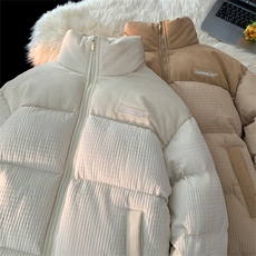 平铺新款潮牌棉袄外套玉米格加厚棉衣面包服A436-0899-P80，男装棉衣，电商A436
