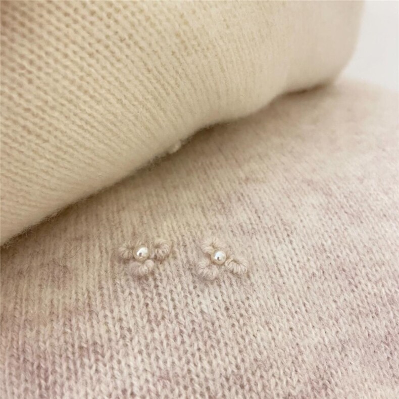 全羊毛小花小衫，其它，FMV