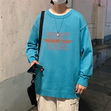 M67181-P45加绒款-P65圆领毛衣男大码针织衫男毛线衣线衫，男装针织衫/毛衣，电商A040