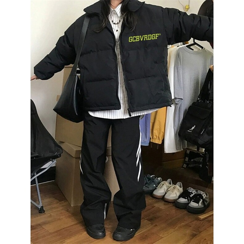 美式高街棉服男款冬季韩系小众短款面包服JKW53-P67,男装棉衣,星座208-5