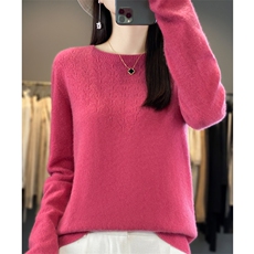 一线成衣无缝2025秋冬羊毛衫女圆领显瘦毛衣内搭针织打底衫羊绒衫，女装羊毛衫，大美人包芯纱店