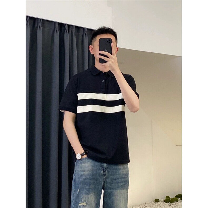 网图现货夏季新款拼色polo衫男短袖T恤TX07P55控78,男装T恤,电商B276A
