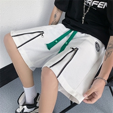 特P35高品质华夫格夏季新款个性百搭拉链短裤沙滩中裤XDK228，男装牛仔裤，电商B370